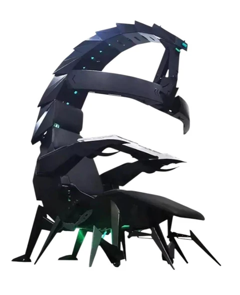 TWISTED MINDS SCORPION RGB ELEKTRİKLİ KARBON ÇELİK PROFESYONEL GAMING SIMULATOR - 3