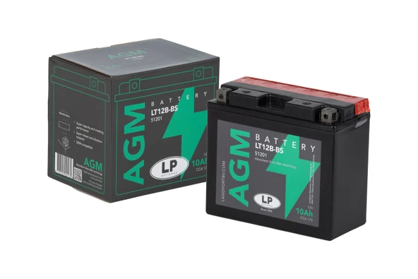 AGM AKÜ LT12B-BS 10 A KG: 3,39 L:150 W:70 H:130 CCA: 175 YAMAHA YZF R6 600cc 1999-2016 ürün görseli