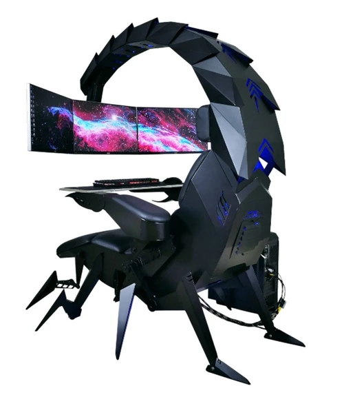 TWISTED MINDS SCORPION RGB ELEKTRİKLİ KARBON ÇELİK PROFESYONEL GAMING SIMULATOR - 2