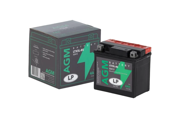 AGM AKÜ LTX5L-BS 4 A KG: 1,67 L:113 W:70 H:105 CCA: 80 YAMAHA WR F 250cc 2003-2021 ürün görseli