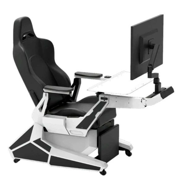 TWISTED MINDS EASE POD PRO RGB ELEKTRİKLİ DERİ DÖŞEME ÇELİK PROFESYONEL GAMING SIMULATOR - 5