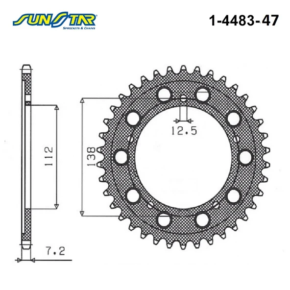 ARKA DİŞLİ YAMAHA NIKEN GT 900cc 2018-2020 - Resim 2