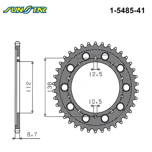 ARKA DİŞLİ HONDA CBR 900RR 900cc DİŞLİ SAYISI : -1 1992-1999 - Resim 2