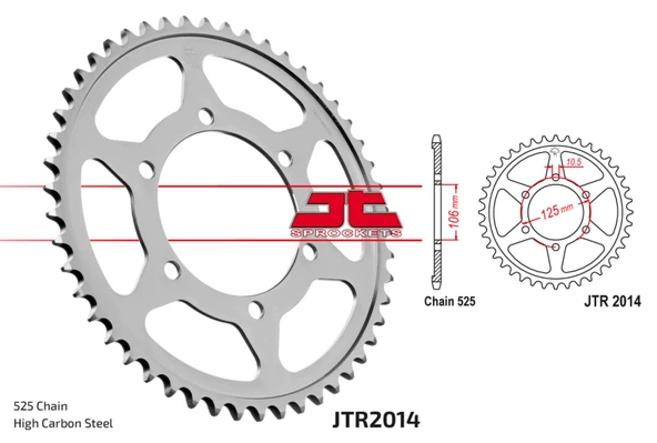 ARKA DİŞLİ TRIUMPH THRUXTON RS 1200cc 2020-2021 ürün görseli