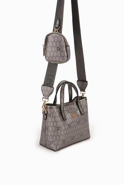 Levidor Platin  Kadın Omuz Çantası 930163 - Resim 4