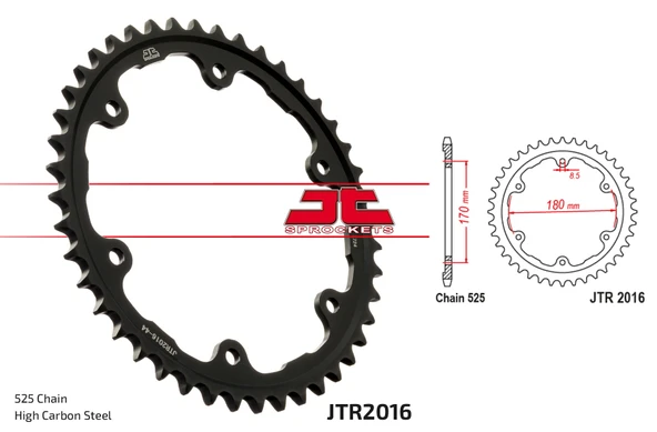 ARKA DİŞLİ TRIUMPH SPEED TRIPLE RS 1200cc 2022 ürün görseli