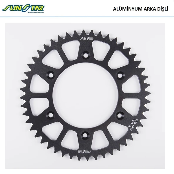ARKA DİŞLİ SİYAH ALÜMİNYUM BETA RR 2T ENDURO RACING 300cc DİŞLİ SAYISI : +3 2020-2021 ürün görseli