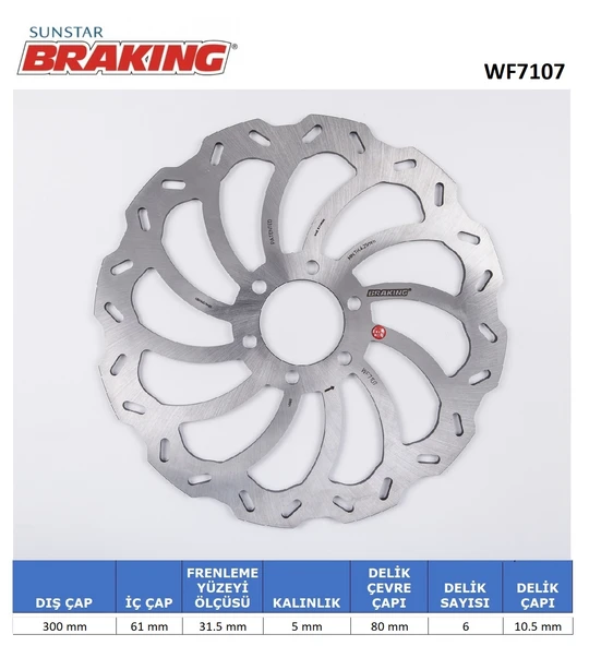 KTM DUKE RC DALGALI ÖN FREN DİSKİ KTM RC 390cc ÖN 2014-2024 ürün görseli