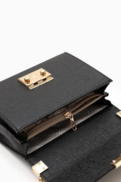 Levidor Siyah Kadın Omuz Çantası 930106 - Resim 3