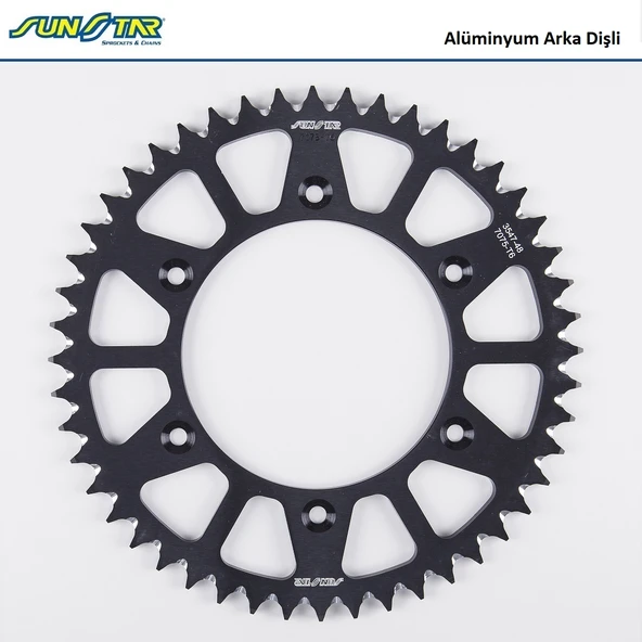 ARKA DİŞLİ SİYAH ALÜMİNYUM KTM SX-F 450cc DİŞLİ SAYISI : -2 2004-2021 ürün görseli