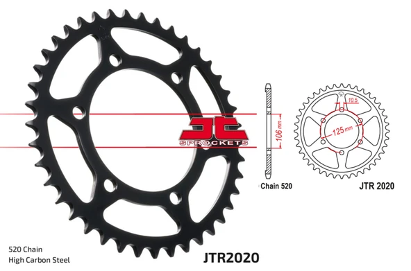 ARKA DİŞLİ TRIUMPH TRIDENT 660cc 2021-2024 ürün görseli