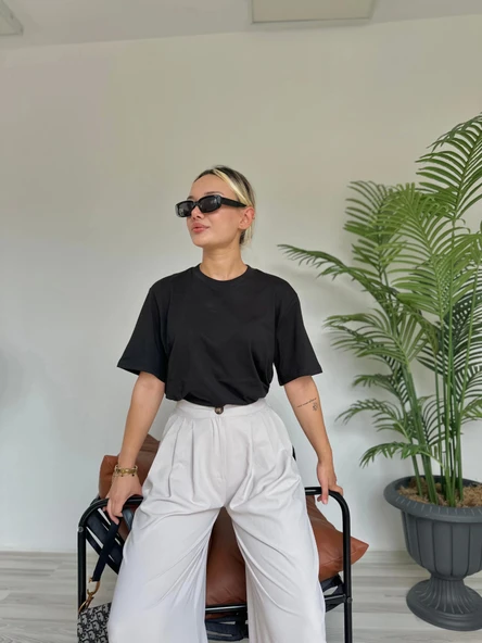 Kadın Basic Tshirt Siyah ürün görseli 1