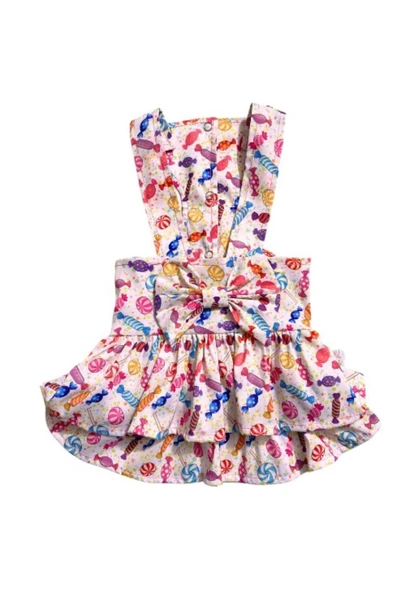 GedyCo Candy Fırfırlı Salopet Küçük Irk Köpek Elbisesi - Resim 2