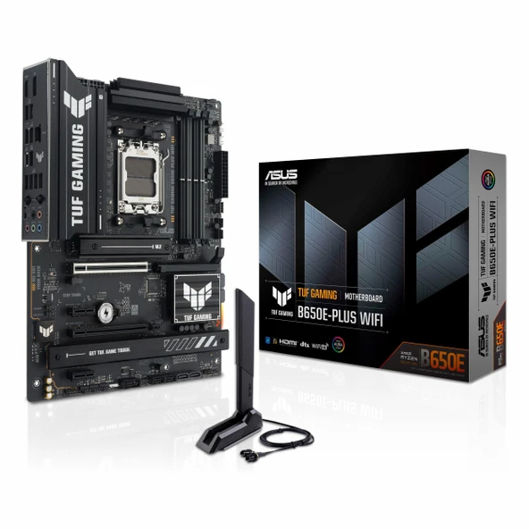 Asus TUF Gaming B650E-Plus WiFi DDR5 (8000MHz)OC M.2 HDMI/DP/USB-C PCIe 5.0 AM5 ATX Anakart ürün görseli 1