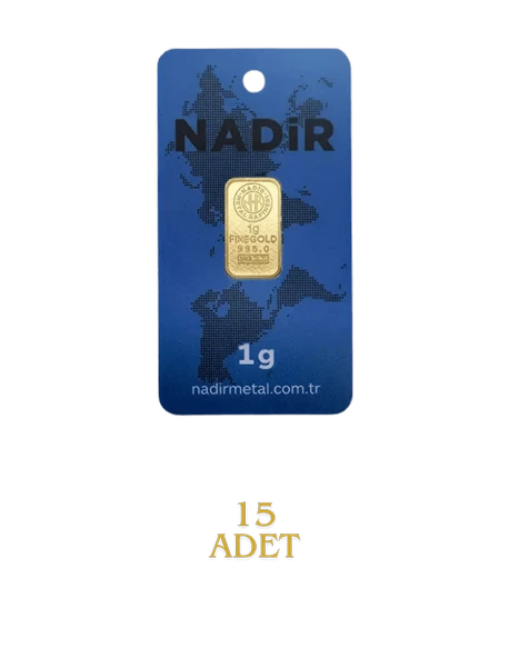 NadirGold 15 Gr Külçe Altın ( 1gr x 15 Adet ) - 2