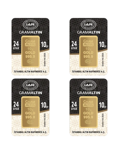 40 GRAM 24 AYAR İAR GRAMALTIN ( 10gr x 4 Adet ) - 1