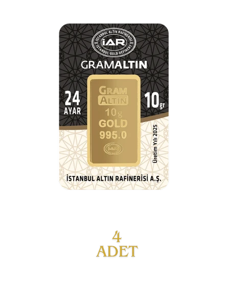 40 GRAM 24 AYAR İAR GRAMALTIN ( 10gr x 4 Adet ) - 2