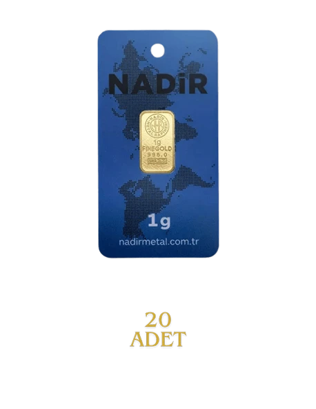 NadirGold 20 Gr Külçe Altın ( 1gr x 20 Adet ) - Resim 2