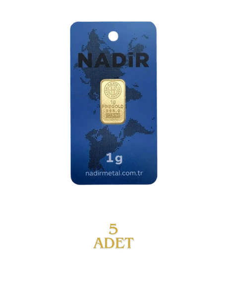 NadirGold 5 Gr Külçe Altın ( 1gr x 5 Adet ) - 2
