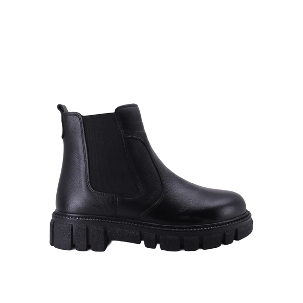 Hobby 26115  Hakiki Deri Kadın Günlük Bot - Resim 5