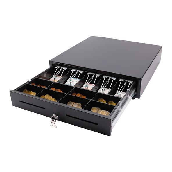 Olympia XLD 460A Geniş Tip Metal Para Çekmecesi (8 Bozuk Para, 4 Kağıt Para Bölmeli) - 1
