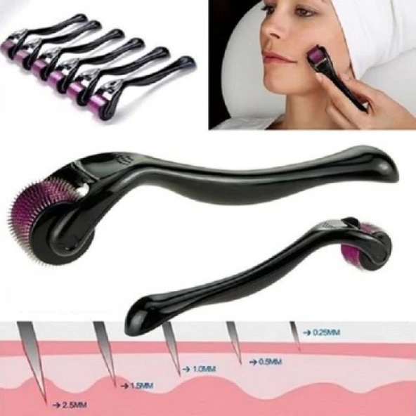 Derma Roller Titanyum Cilt Bakım Aleti 1.00 mm. - 2