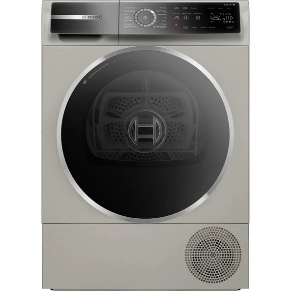 WQB245AXTR Serie 8 Isı Pompalı Kurutma Makinesi 9 kg Gümüş