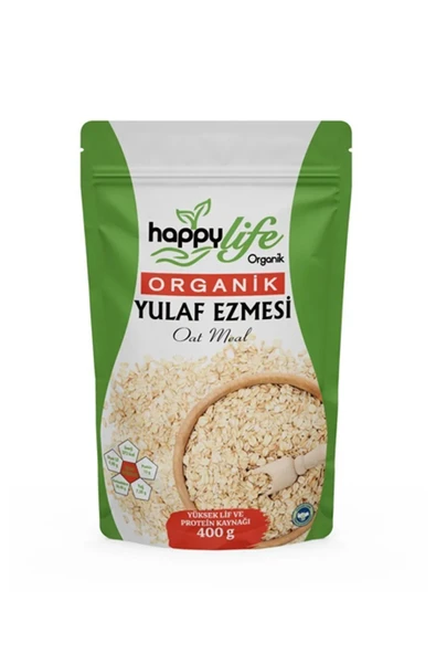 Happylife Organik Yulaf Ezmesi 400 gr. x 6 Adet ürün görseli