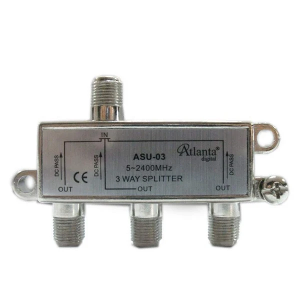 ASU-03 1/3 3lü Uydu Bölücü Splitter 5-2400 MHz - 1