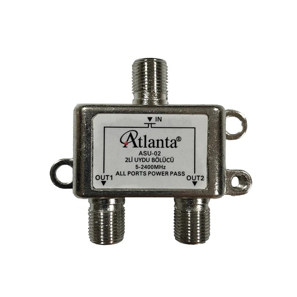 ASU-02 1/2 2li Uydu Bölücü Splitter 5-2400 MHz - 1