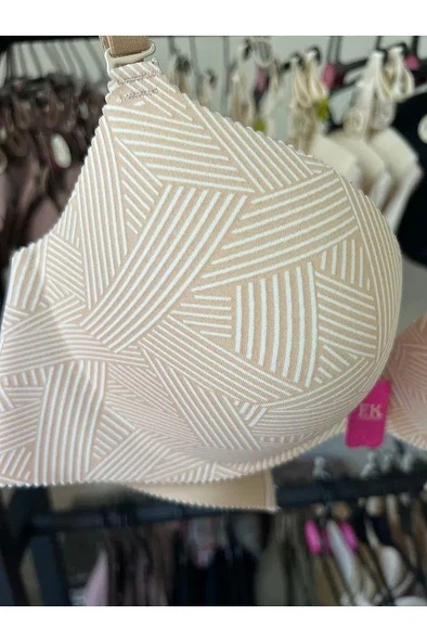 FK Kadın Lazer Kesim Desteksiz Dolgusuz Balenli Soft Sütyen - 12