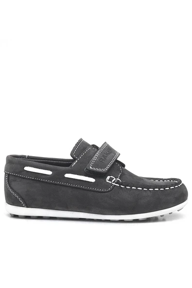 Rakerplus Feniks Hakiki Deri Gri Günlük Erkek Çocuk Ayakkabı - 2