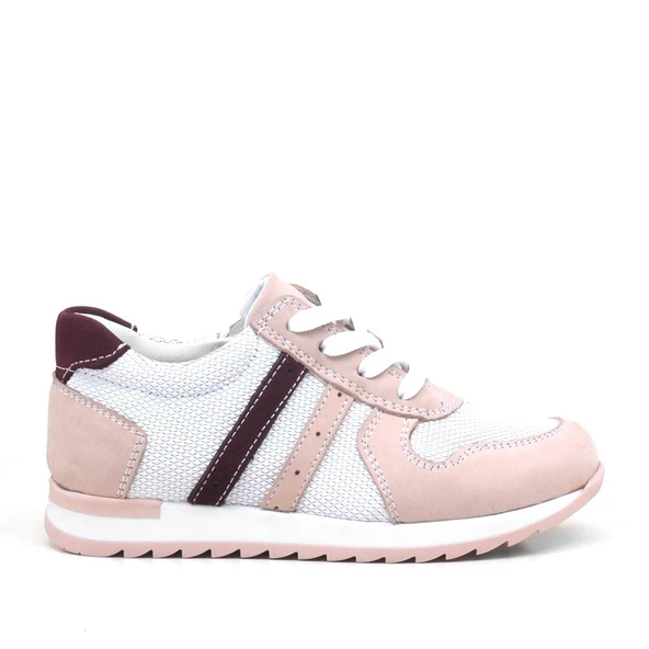 Rakerplus Hakiki Deri Günlük Pembe Kız Çocuk Spor Ayakkabı - Resim 2