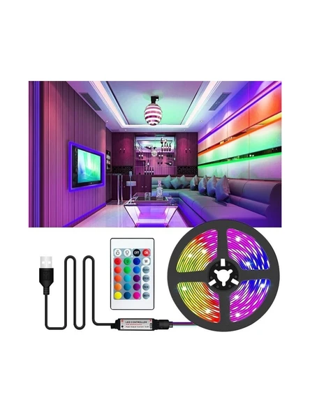 CT-4566 Tv Arkası Ambiyans Rgb LED Seti 3 Metre