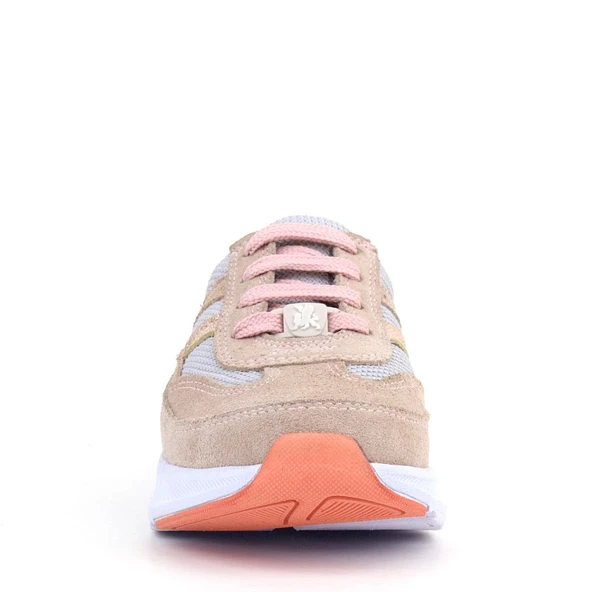 Rakerplus Hakiki Deri Anatomik Pudra Bağcıklı Hafif Çocuk Spor Ayakkabı - Resim 4