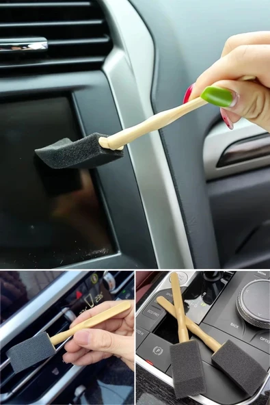 5'li Araba Havalandırma Temizleme Fırçaları Klima Çıkışları,Toz Alma&Otomobil İçi Detaylı Mini Temizlik Aparatları - Resim 7