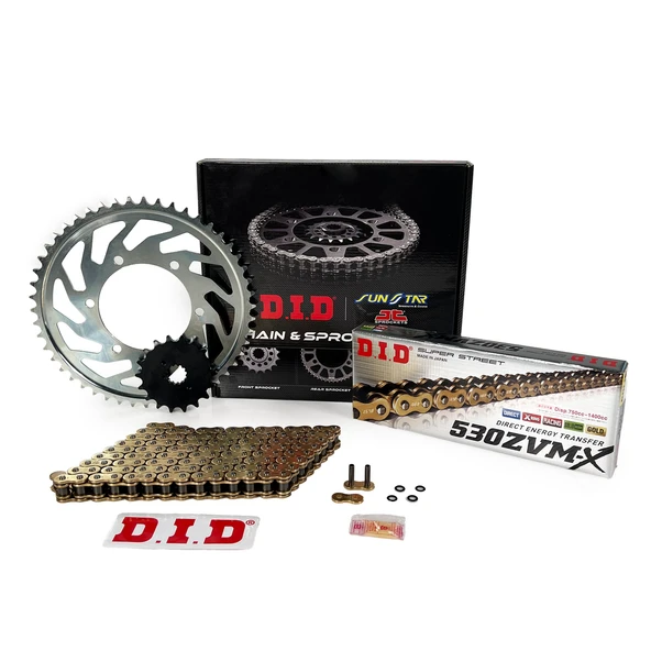 ZİNCİR DİŞLİ SETİ YAMAHA YZF R THUNDERACE 1000cc ÖN DİŞLİ SAYISI : -1 ARKA DİŞLİ SAYISI : +2 1996-2000 ürün görseli