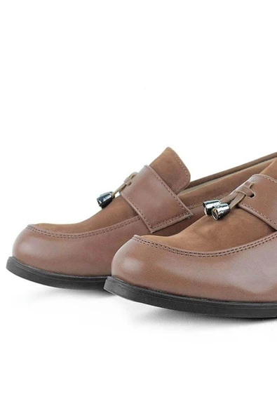 Rakerplus Taba Klasik Loafer Erkek Çocuk Ayakkabı - Resim 5