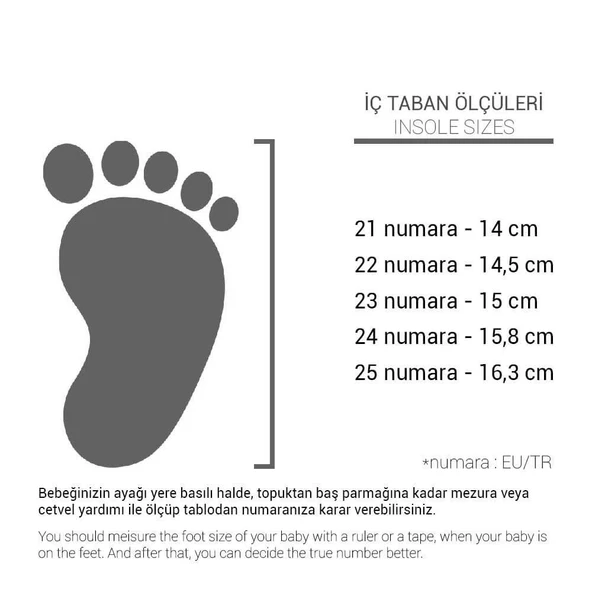 Rakerplus Feniks Cırtlı Günlük Spor Erkek Bebek Ayakkabı - 5