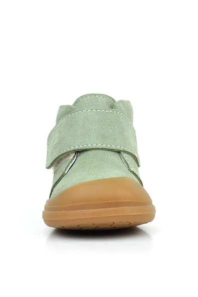 Rakerplus Yoohoo Hakiki Deri Açık Yeşil Cırtlı Unisex Bebek Bot - Resim 4