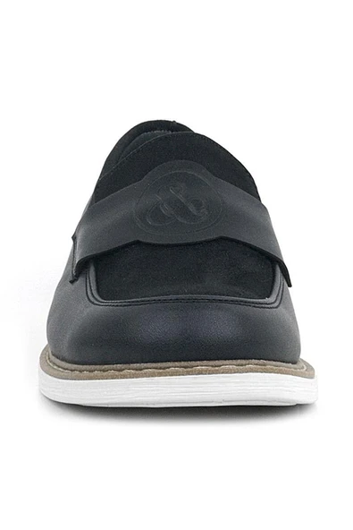 Rakerplus Pixel Siyah Loafer Çocuk Klasik Okul Ayakkabı - 3