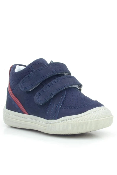 Rakerplus Raya Hakiki Deri Lacivert Cırtlı Erkek Bebek Bot ürün görseli