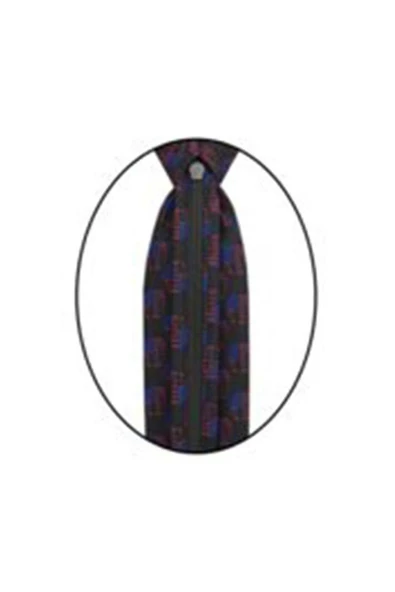 Fil Temalı Siyah Çocuk Kravat - Resim 3