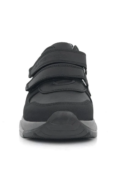 Rakerplus Hakiki Deri Siyah Çocuk Spor Okul Ayakkabı - 3