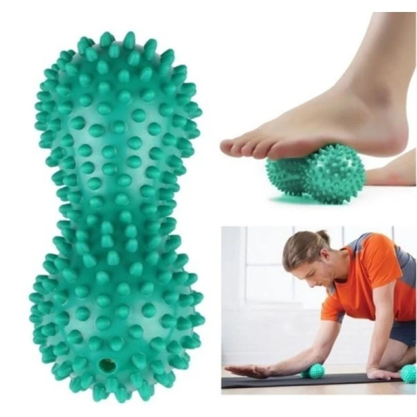 Dikenli Egzersiz Topu El Ayak Topuk Dikeni Masaj Duyu Topu Tetik Noktası Tedavisi,derin Nokta Masajı - Resim 4