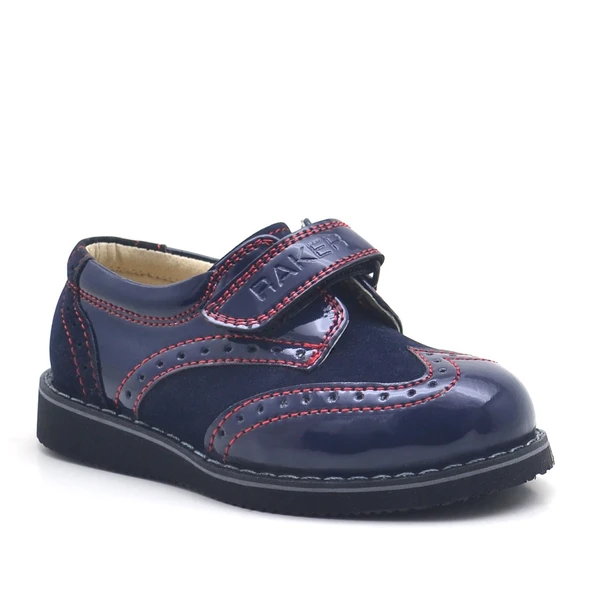 Rakerplus Hidra Lacivert Rugan Cırtlı Günlük Erkek Bebek Ayakkabı ürün görseli