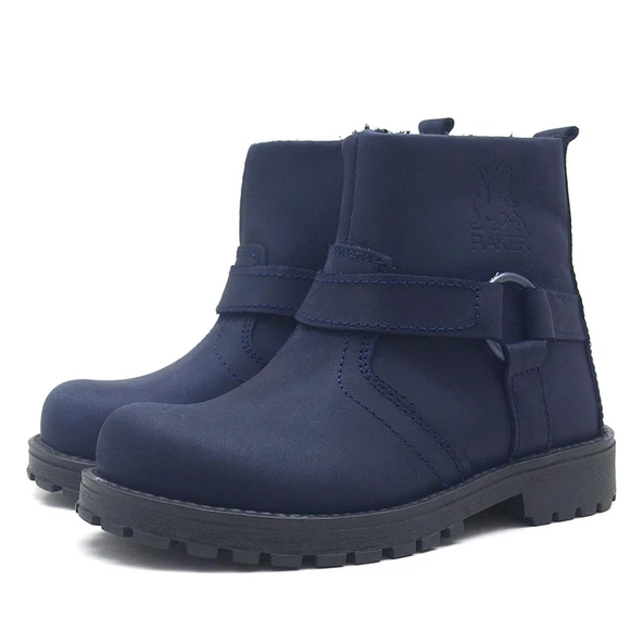 Rakerplus Chiron Hakiki Deri Kürklü Çocuk Bot - Resim 4