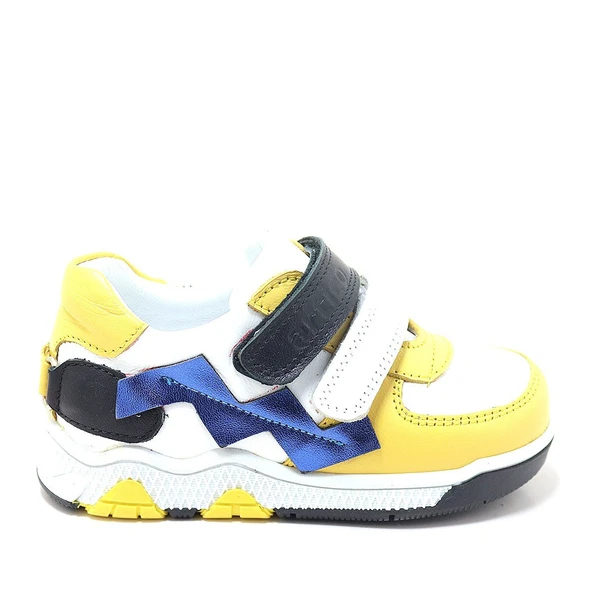 Artico Fonsis Hakiki Deri Sarı Cırtlı Bebek Spor Ayakkabı - 2