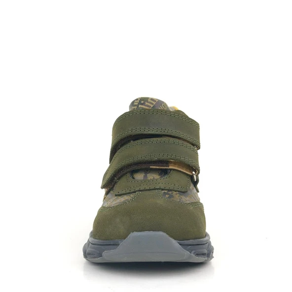 Rakerplus Hakiki Deri Haki Sarı Bebek Spor Bot Ayakkabı - 3