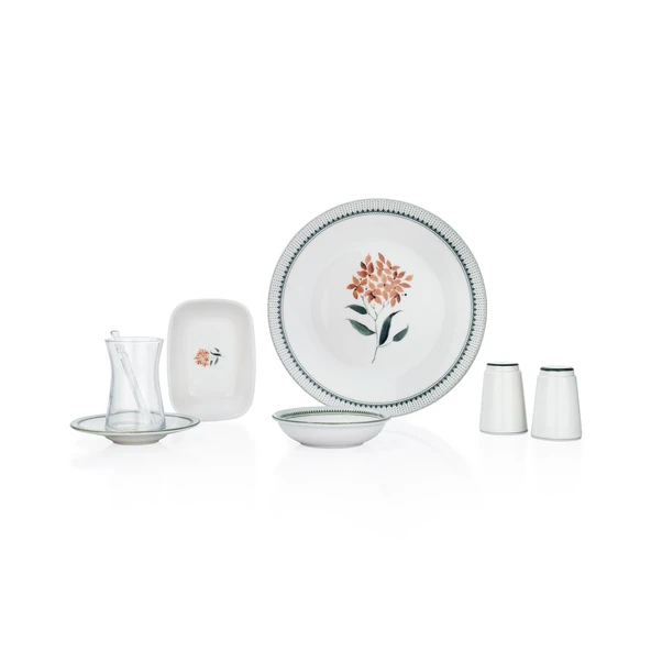 Schafer Suzzy Kahvaltı Takımı 32 Parça-Yeşil - 4